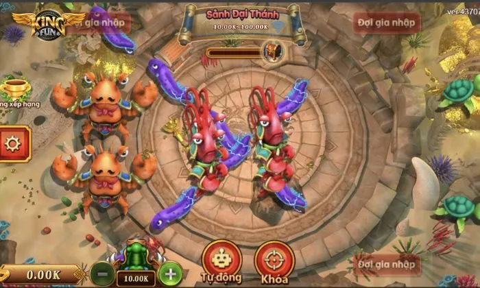 bắn cá Kingfun Nên chọn các mục tiêu phù hợp với số đạn