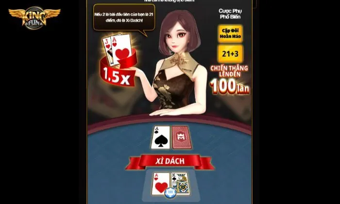 Xì Dách Kingfun Tham gia Xì Dách Kingfun nhận thưởng lớn